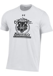 Under Armour Cincinnati Bearcats White Vault Logo Short Sleeve T Shirt