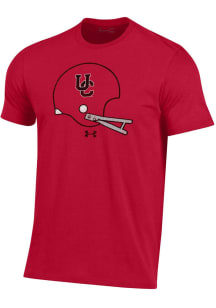 Under Armour Cincinnati Bearcats Red Vault Helmet Short Sleeve T Shirt