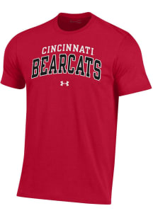 Under Armour Cincinnati Bearcats Red Arch Name Short Sleeve T Shirt