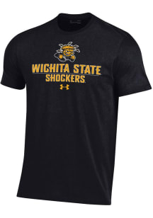 Under Armour Wichita State Shockers Black Name Drop Short Sleeve T Shirt
