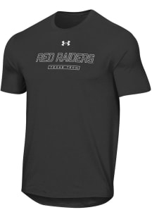 Under Armour Texas Tech Red Raiders Black Training Vent Short Sleeve T Shirt