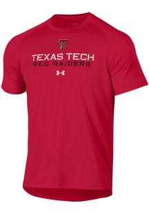 Under Armour Texas Tech Red Raiders Red Tech Name Drop Short Sleeve T Shirt