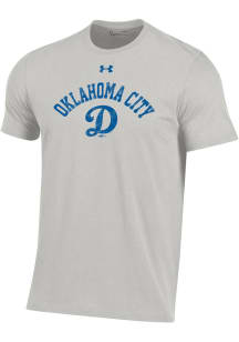 Under Armour Oklahoma City Dodgers Grey Arch Name Logo Short Sleeve T Shirt