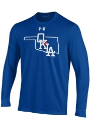 Under Armour Oklahoma City Dodgers Blue State Outline Long Sleeve T Shirt
