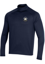 Under Armour Notre Dame Fighting Irish Mens Navy Blue Performance 2.0 Long Sleeve 1/4 Zip Pullover