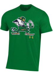 Under Armour Notre Dame Fighting Irish Green Big Logo Short Sleeve T Shirt