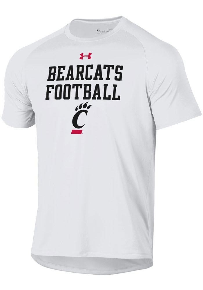 Under Armour Cincinnati Bearcats White Football Short Sleeve T Shirt