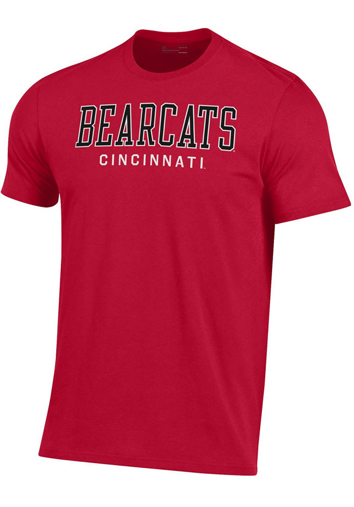 Under Armour Cincinnati Bearcats Red Bearcats Short Sleeve T Shirt
