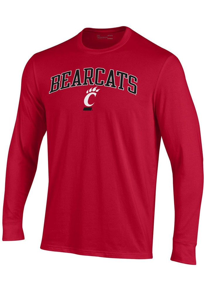 Under Armour Cincinnati Bearcats Red Arch Logo Long Sleeve T Shirt