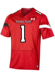 Under Armour Texas Tech Red Raiders Youth Red #1 SL Universal Replica Football Jersey