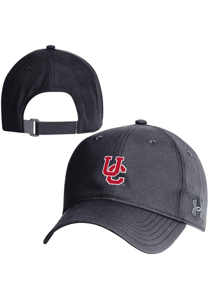 Under Armour Cincinnati Bearcats Performance 2.0 Embroidered Adjustable Hat - Black
