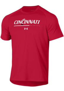 Under Armour Cincinnati Bearcats Red Sideline Training Short Sleeve T Shirt