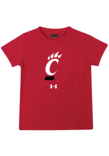 Under Armour Cincinnati Bearcats Toddler Red Universal Short Sleeve T-Shirt