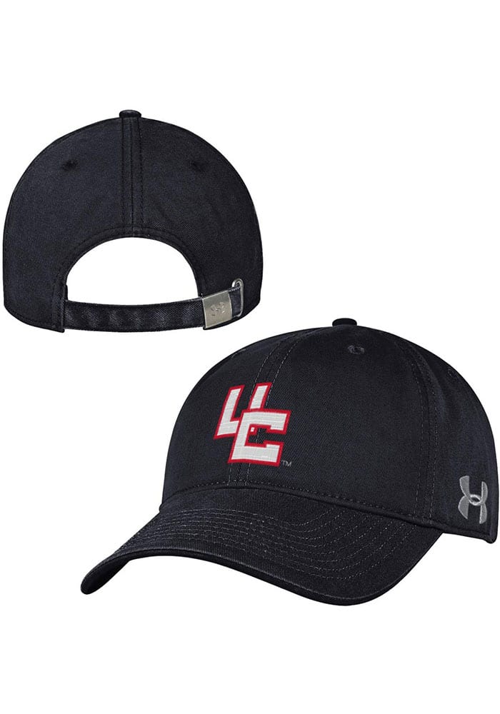Under Armour Cincinnati Bearcats Retro Basketball Design Adjustable Hat - Black