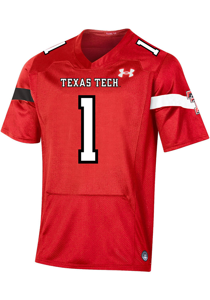 Men's Under Armour Red Texas Tech Red Raiders Performance Replica Baseball  Jersey