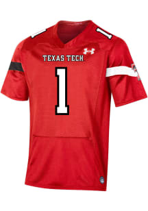 Under Armour Texas Tech Red Raiders Red Premier Replica Football Jersey