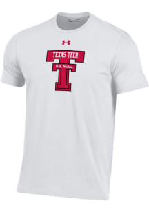 Under Armour Texas Tech Red Raiders White Throwback Short Sleeve T Shirt