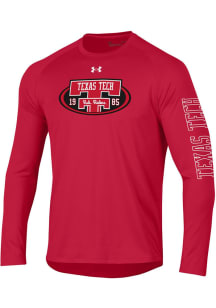 Under Armour Texas Tech Red Raiders Red Throwback Long Sleeve T-Shirt