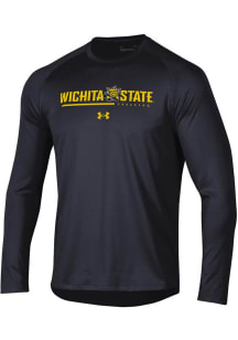 Under Armour Wichita State Shockers Black Sideline Training Long Sleeve T-Shirt