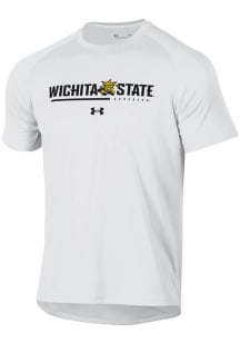 Under Armour Wichita State Shockers White Sideline Training Short Sleeve T Shirt