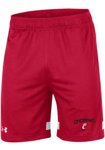 Under Armour Cincinnati Bearcats Mens Red Gameday Tech Mesh Shorts