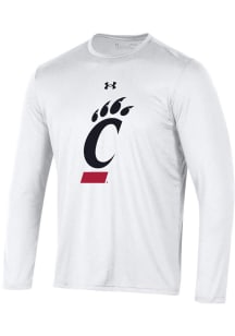 Under Armour Cincinnati Bearcats White Gameday Tech Long Sleeve T-Shirt