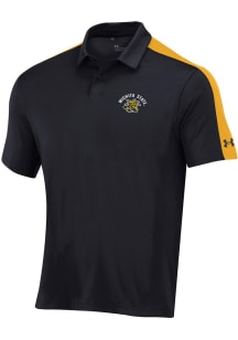 Under Armour Wichita State Shockers Mens Black Gameday Short Sleeve Polo