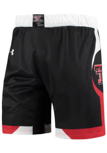 Under Armour Texas Tech Red Raiders Mens Black Replica Shorts