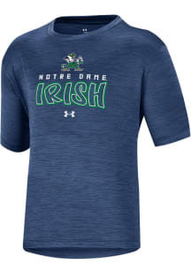 Under Armour Notre Dame Fighting Irish Youth Navy Blue Name Drop Short Sleeve T-Shirt