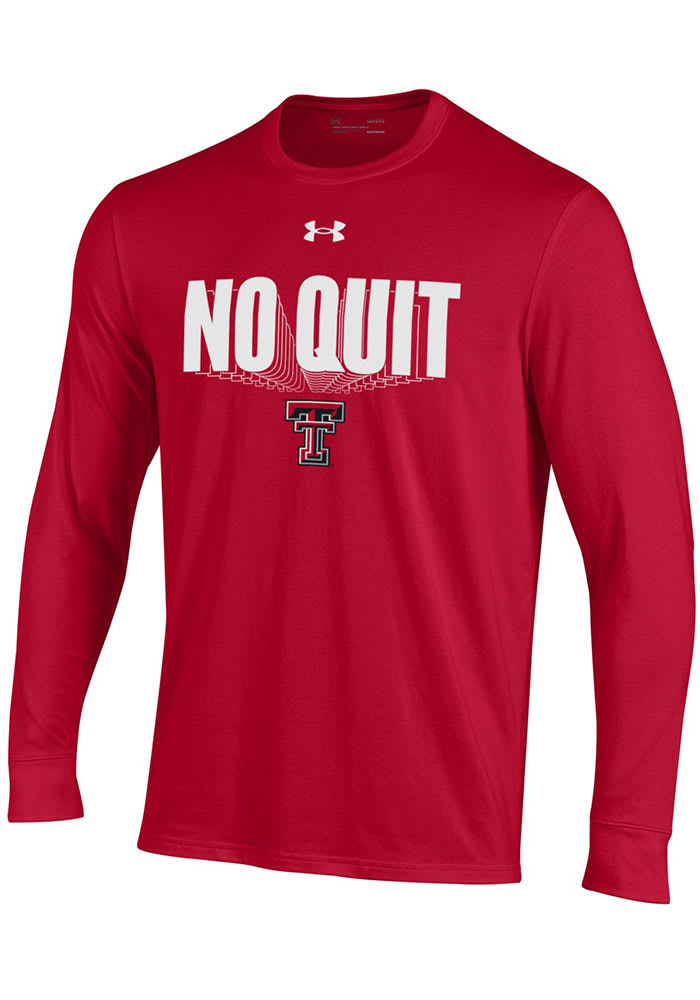 Under Armour Texas Tech Red Raiders Red Shooter Long Sleeve T Shirt