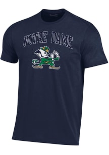 Under Armour Notre Dame Fighting Irish Navy Blue Performance Cotton Short Sleeve T Shirt