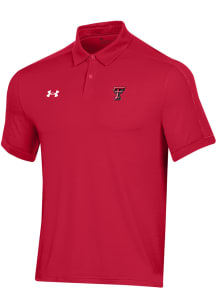 Under Armour Texas Tech Red Raiders Mens Red Trophy Short Sleeve Polo