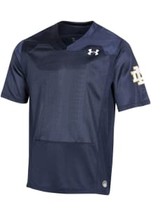 Under Armour Notre Dame Fighting Irish Youth Navy Blue Replica BLANK NIL Football Jersey