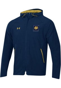 Under Armour Notre Dame Fighting Irish Mens Navy Blue Unstoppable Light Weight Jacket