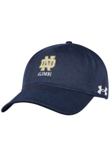 Under Armour Notre Dame Fighting Irish ALUMNI Adjustable Hat - Navy Blue
