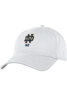 Under Armour Notre Dame Fighting Irish DAD Adjustable Hat - White