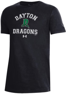 Under Armour Dayton Dragons Youth Black No 1 Short Sleeve T-Shirt
