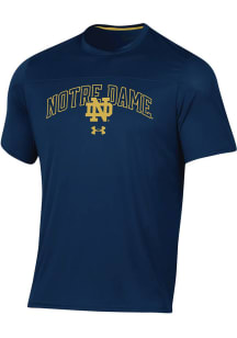 Under Armour Notre Dame Fighting Irish Navy Blue Training Short Sleeve T Shirt