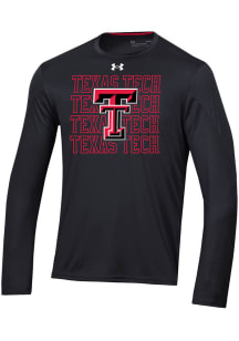 Under Armour Texas Tech Red Raiders Black Training Long Sleeve T-Shirt
