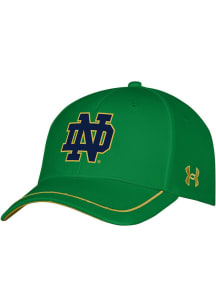Under Armour Notre Dame Fighting Irish Mens Green Blitzing Accent STR Flex Hat
