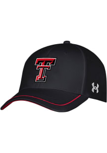 Under Armour Texas Tech Red Raiders Mens Black Blitzing Accent STR Flex Hat
