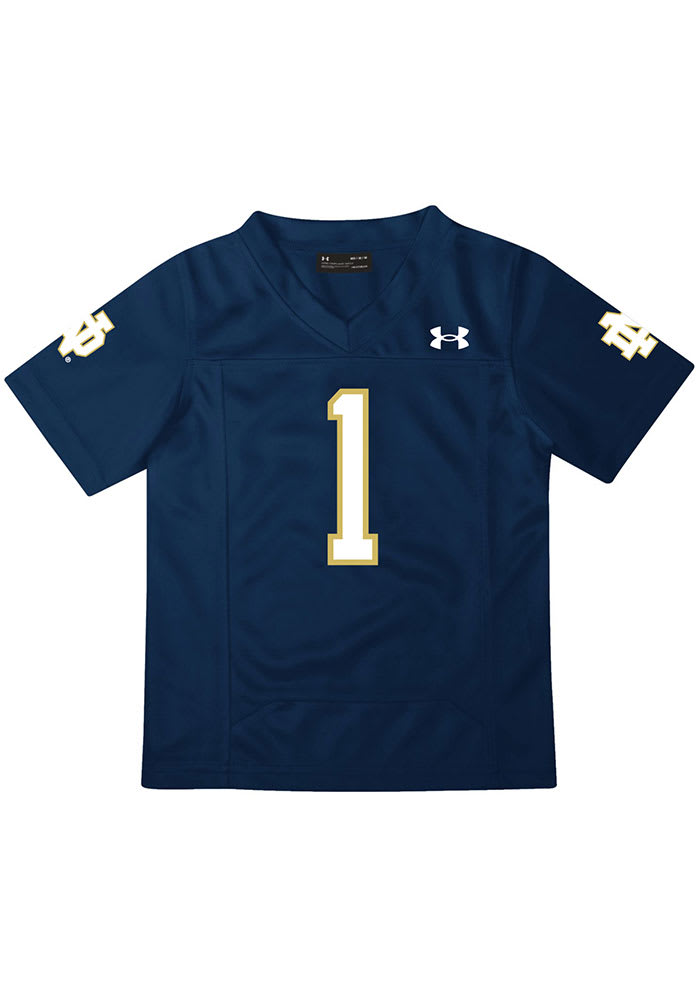 Youth offers XL Under Armor Notre Dame Jersey