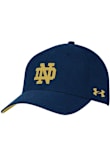 Under Armour Notre Dame Fighting Irish Mens Navy Blue Coolswitch Airvent STR Flex Hat
