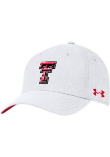Under Armour Texas Tech Red Raiders Coolswitch Airvent ADJ Adjustable Hat - White