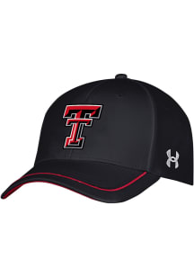 Under Armour Texas Tech Red Raiders Black Blitzing Accent ADJ YTH Youth Adjustable Hat