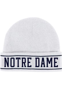 Under Armour Notre Dame Fighting Irish White CGI Cuff Beanie Mens Knit Hat