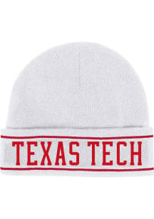 Under Armour Texas Tech Red Raiders White CGI Cuff Beanie Mens Knit Hat