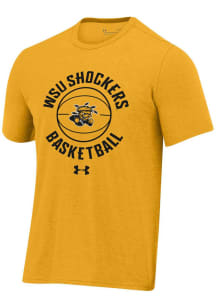 Under Armour Wichita State Shockers Gold All Day Basketball Short Sleeve Fashion T Shirt