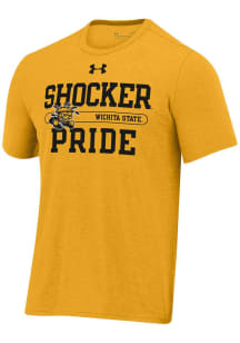 Under Armour Wichita State Shockers Gold All Day Shocker Pride Short Sleeve Fashion T Shirt