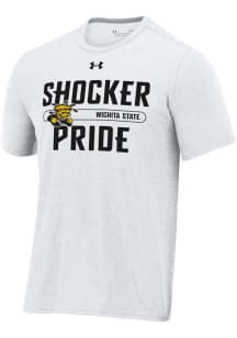 Under Armour Wichita State Shockers White All Day Shocker Pride Short Sleeve Fashion T Shirt